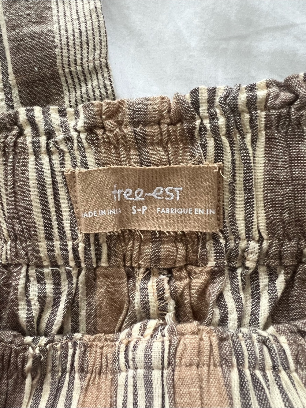 Free People Brown Striped Two Piece Set - Picture 5 of 9